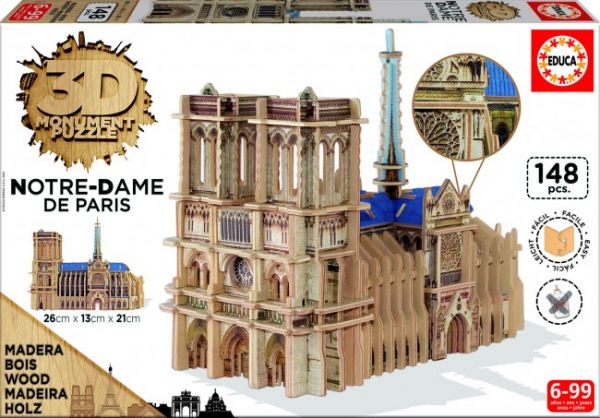 Puzzle Notre Dame 3D