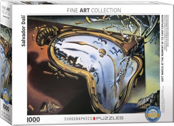Puzzle Salvador Dalí: Soft Watch At Moment of First Explosion (Melting Clock)