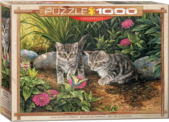 Puzzle Mačkica z dvojnimi težavami