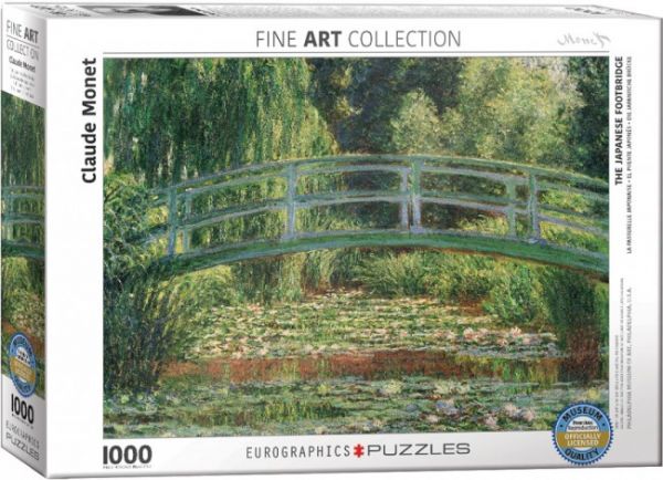 Puzzle Monet: The Japanese Footbridge