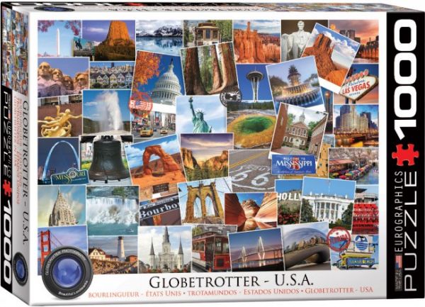 Puzzle Kolekcia Globetrotter: USA