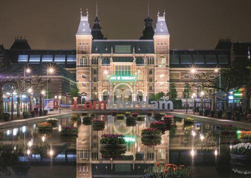 Puzzle Rijksmuseum bei Nacht