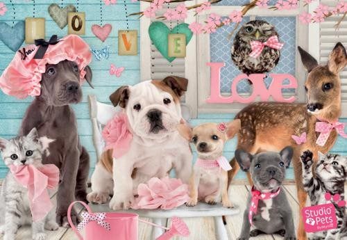 Puzzle Kolekcia Studio Pets: Skutočná láska