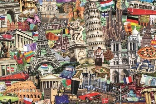Puzzle Najlepsze miasta Europy