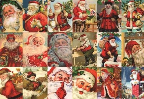 Puzzle Père Noël vintage