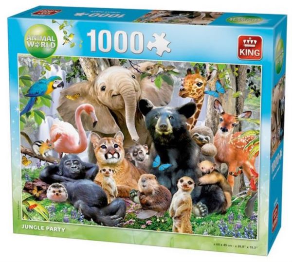 Puzzle Zabawa w dżungli