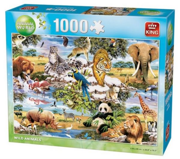 Puzzle Animais Selvagens