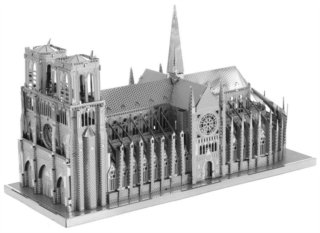 Puzzle Notre-Dame székesegyház - Fém - 3D 