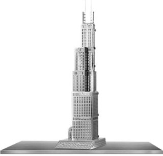 Puzzle Sears Tower (Willis Tower), Felhőkarcoló, Chicago, Illinois - Fém - 3D