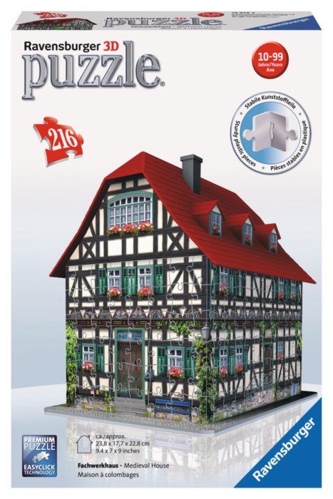 Puzzle Srednjeveška hiša 3D