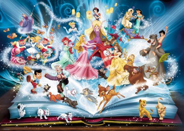 Puzzle Disney mágikus könyv a tündérekrol