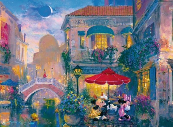 Puzzle Mickey i Minnie w Venedig