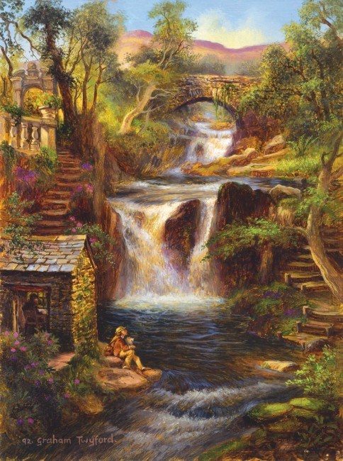 Puzzle Wasserfall-Retreat