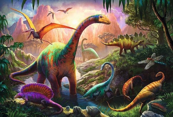 Puzzle Svet dinosaurov