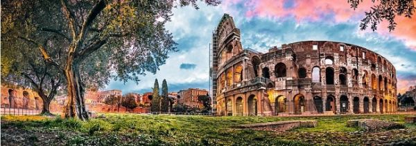Puzzle Colosseo all'alba