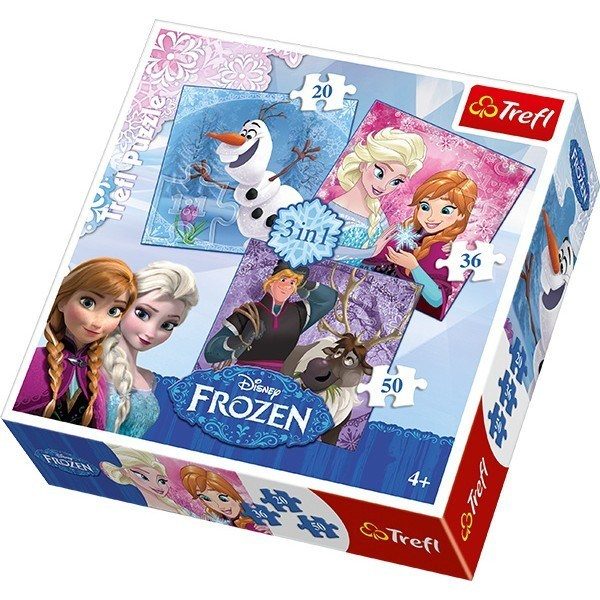 Puzzle 3in1 Frozen