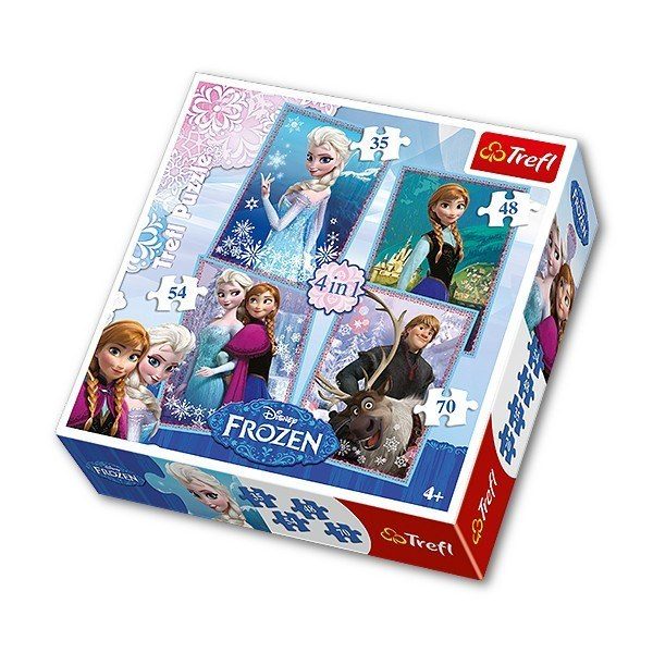Puzzle 4in1 Frozen