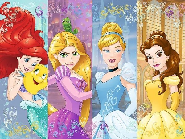 Puzzle Disney hercegnők - Kollázs 