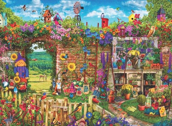 Puzzle Aimee Stewart: Gartentor
