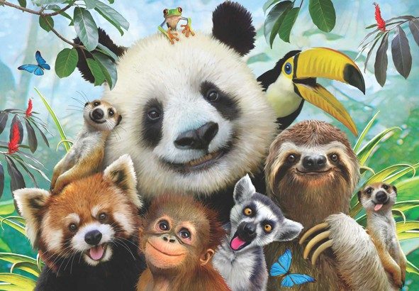 Puzzle Robinson: Zoo Selfie