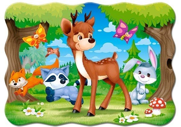 Puzzle Deer with friends