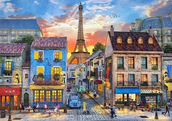 Puzzle Street of Paris