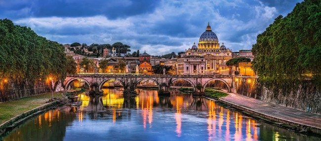 Puzzle Pogled na baziliku svetog Petra, Vatikan