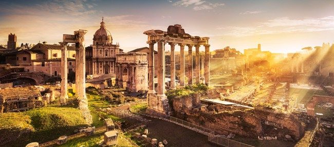 Puzzle Blick auf das Forum Romanum, Rom