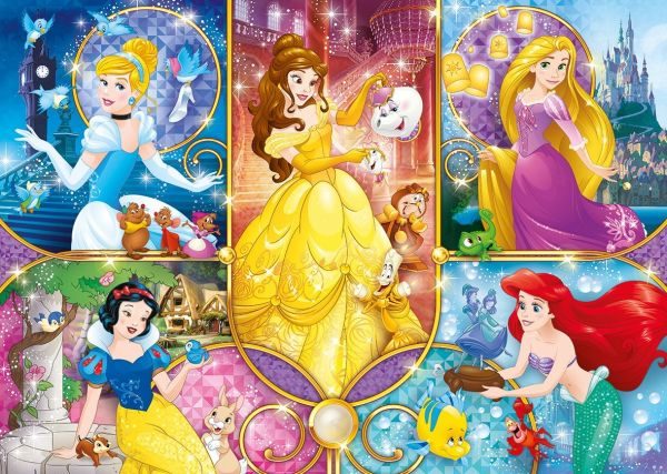 Puzzle Disney princezné: Rozrávkový svet brillant