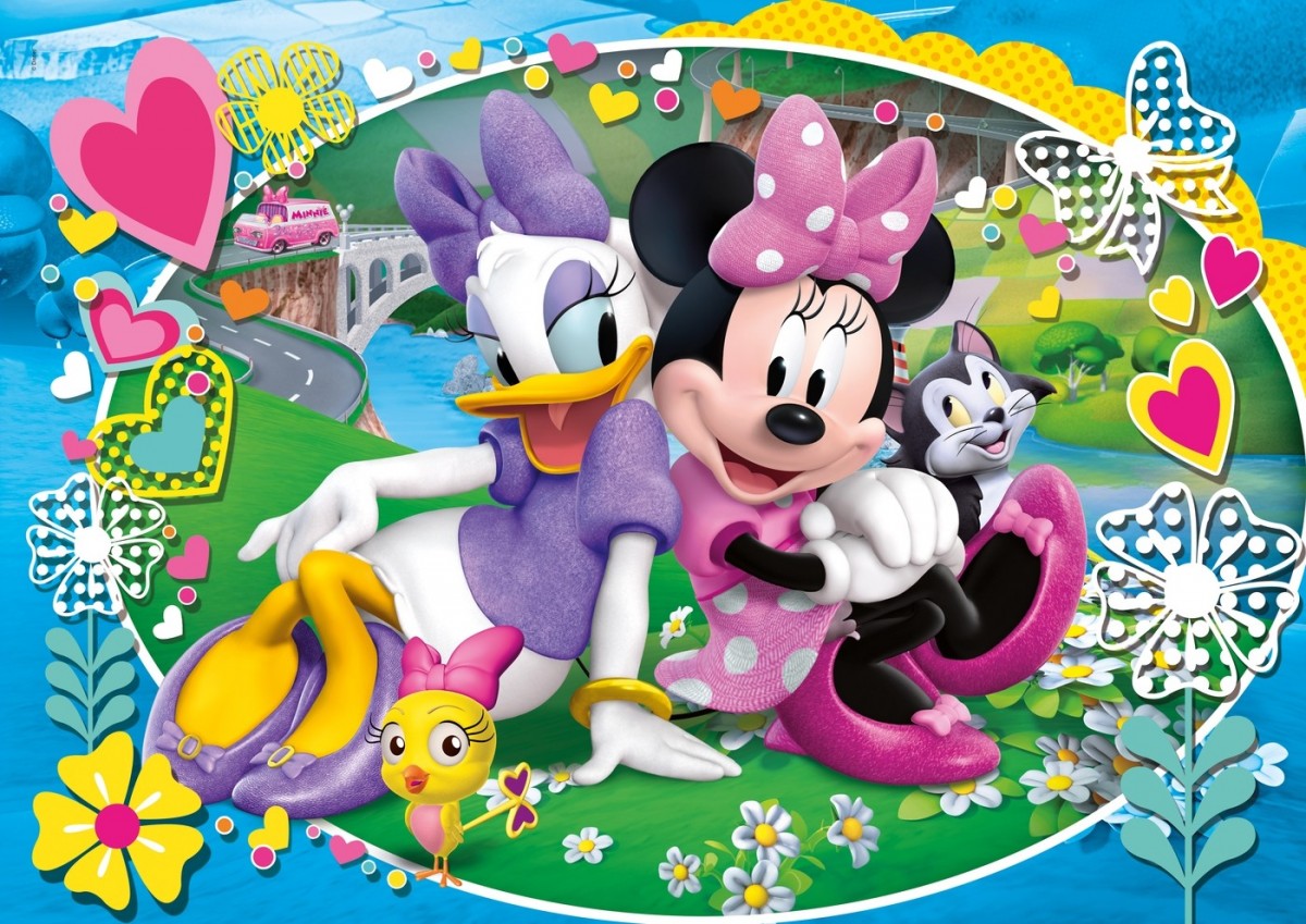 Puzzle Minnie SuperColor 104 pièces - Clementoni