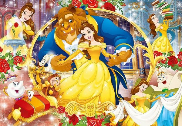 Puzzle Princesa Disney: A Bela e a Fera