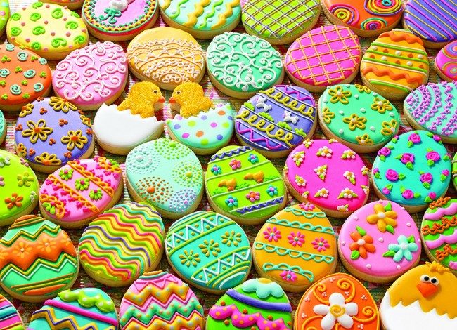 Puzzle Családi kollekció - Húsvéti édességek