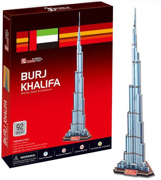 Puzzle Burj Khalifa 3D