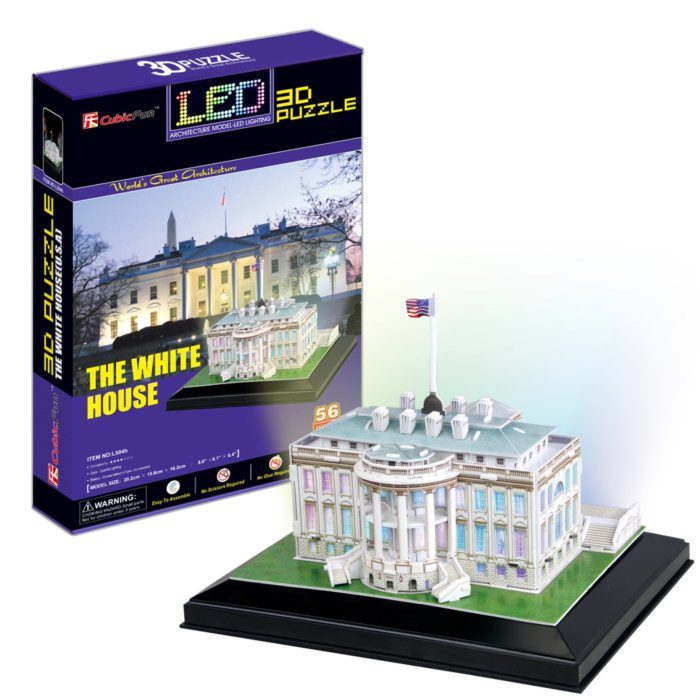 Puzzle Das Weiße Haus LED 3D
