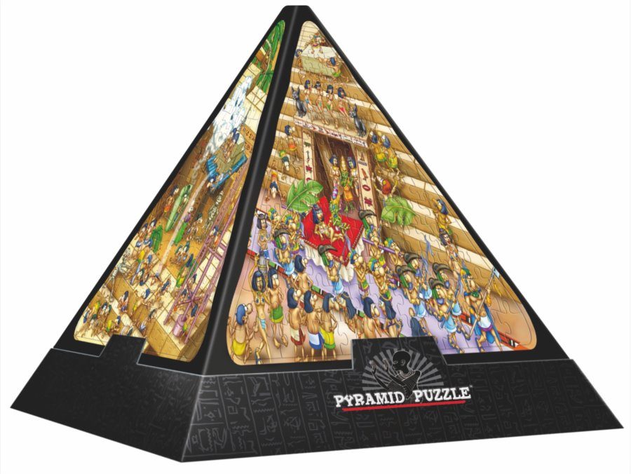 Egyptské karikatúry 3D pyramída