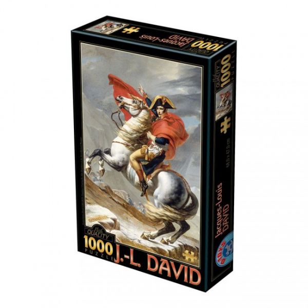 Puzzle Jacques-Louis David: Napóleon átkel az Alpokon