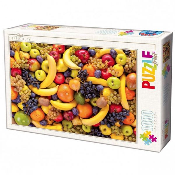 Puzzle Matte 1000 Teile Früchte Puzzel Fruits aufrollbar Euro Toys Europe 