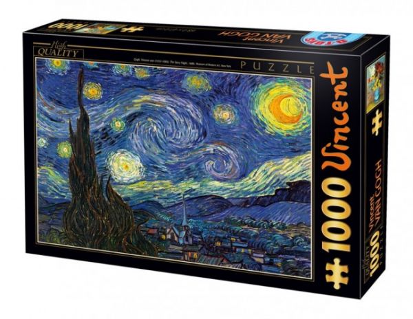 Puzzle Vincent van Gogh: A csillagos éjszaka