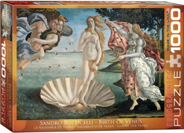 Puzzle Botticelli: Zrodenie Venuše III