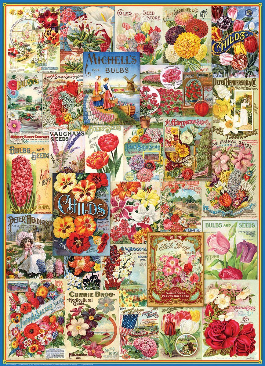 Puzzle Flowers Seed Catalogue