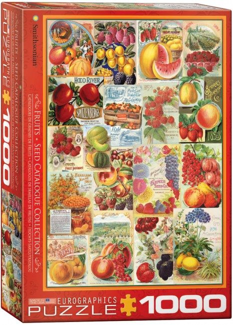 Puzzle Katalog für Obstsamen