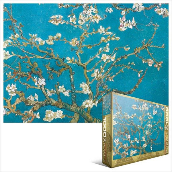 Puzzle Vincent van Gogh: Virágzó ágak virágos