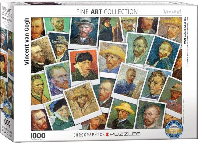 Puzzle Vincent van Gogh: Selfies