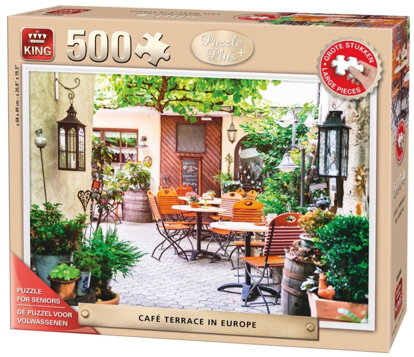 Puzzle Café Terrace in Europe