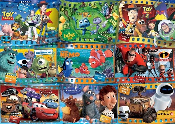 Puzzle Disney Pixar -elokuvat