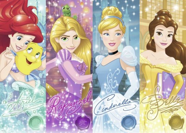 Puzzle Disney Princess: îndrazni sa visezi