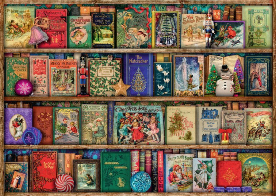 Puzzle Aimee Stewart: Vianočná knižnica