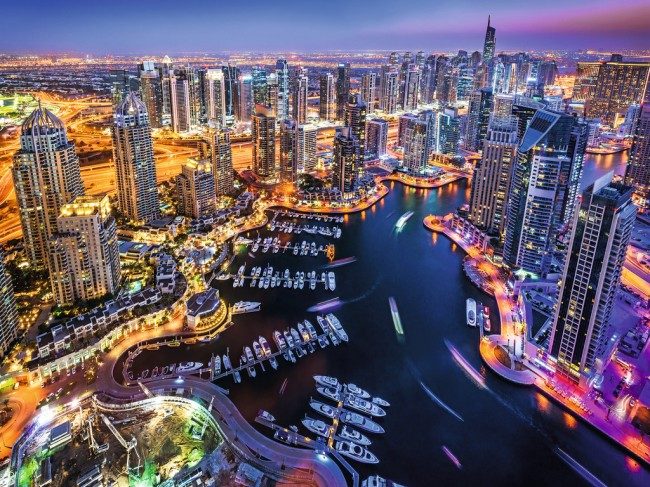 Puzzle Dubai en el Golfo Pérsico