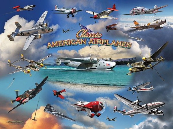 Puzzle Klasična ameriška letala