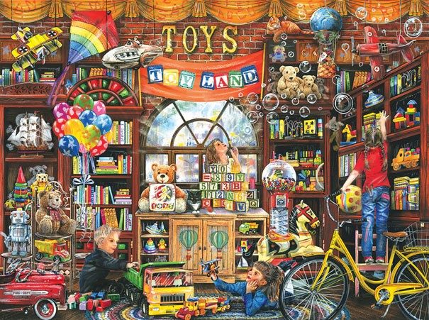 Puzzle Krajina hračiek